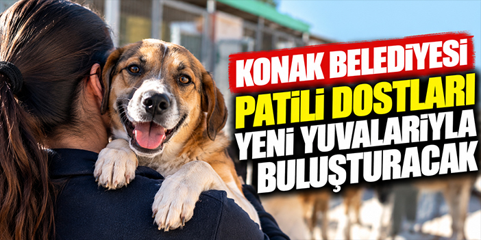 Konak Belediyesi patili dostları yeni yuvalarıyla buluşturacak