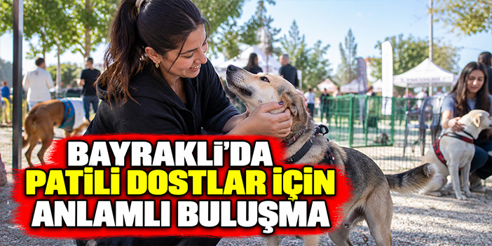Bayraklı’da patili dostlar için anlamlı buluşma