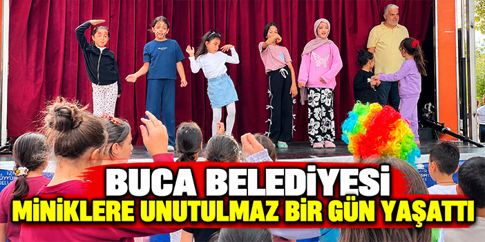 Buca Belediyesi miniklere unutulmaz bir gün yaşattı