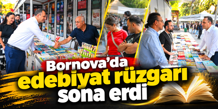 Bornova’da edebiyat rüzgarı sona erdi
