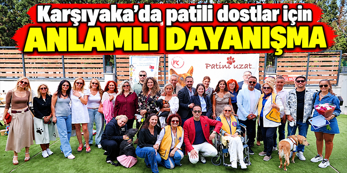 Karşıyaka’da patili dostlar için anlamlı dayanışma