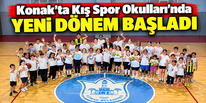 Konak’ta Kış Spor Okulları’nda yeni dönem başladı