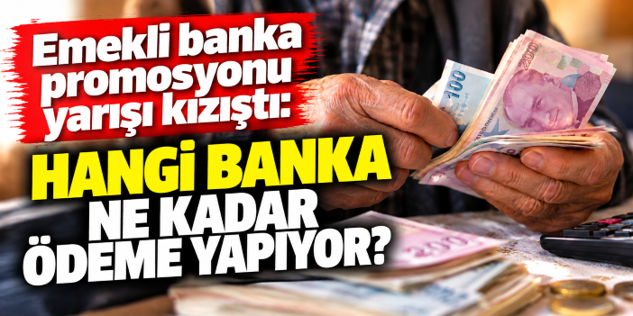 Emekli banka promosyonu yarışı kızıştı: Hangi banka ne kadar ödeme yapıyor?