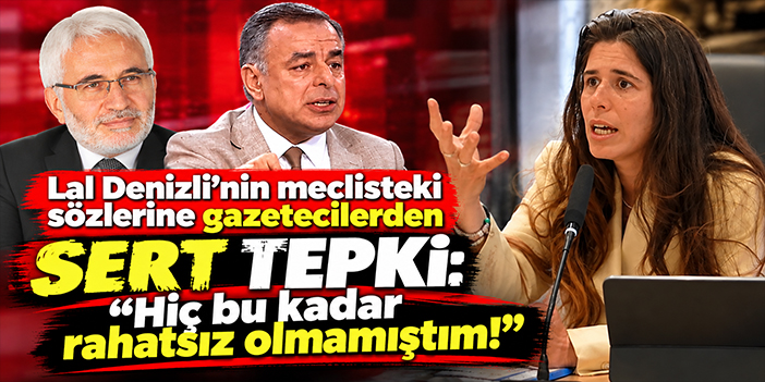 Lal Denizli’nin meclisteki sözlerine gazetecilerden sert tepki: Hiç bu kadar rahatsız olmamıştım!