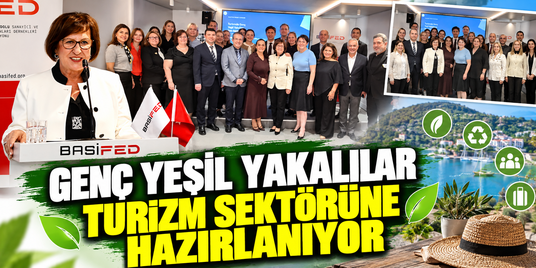 Genç yeşil yakalılar turizm sektörüne hazırlanıyor