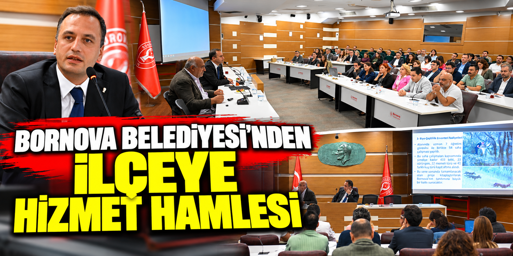 Bornova Belediyesi’nden ilçeye hizmet hamlesi