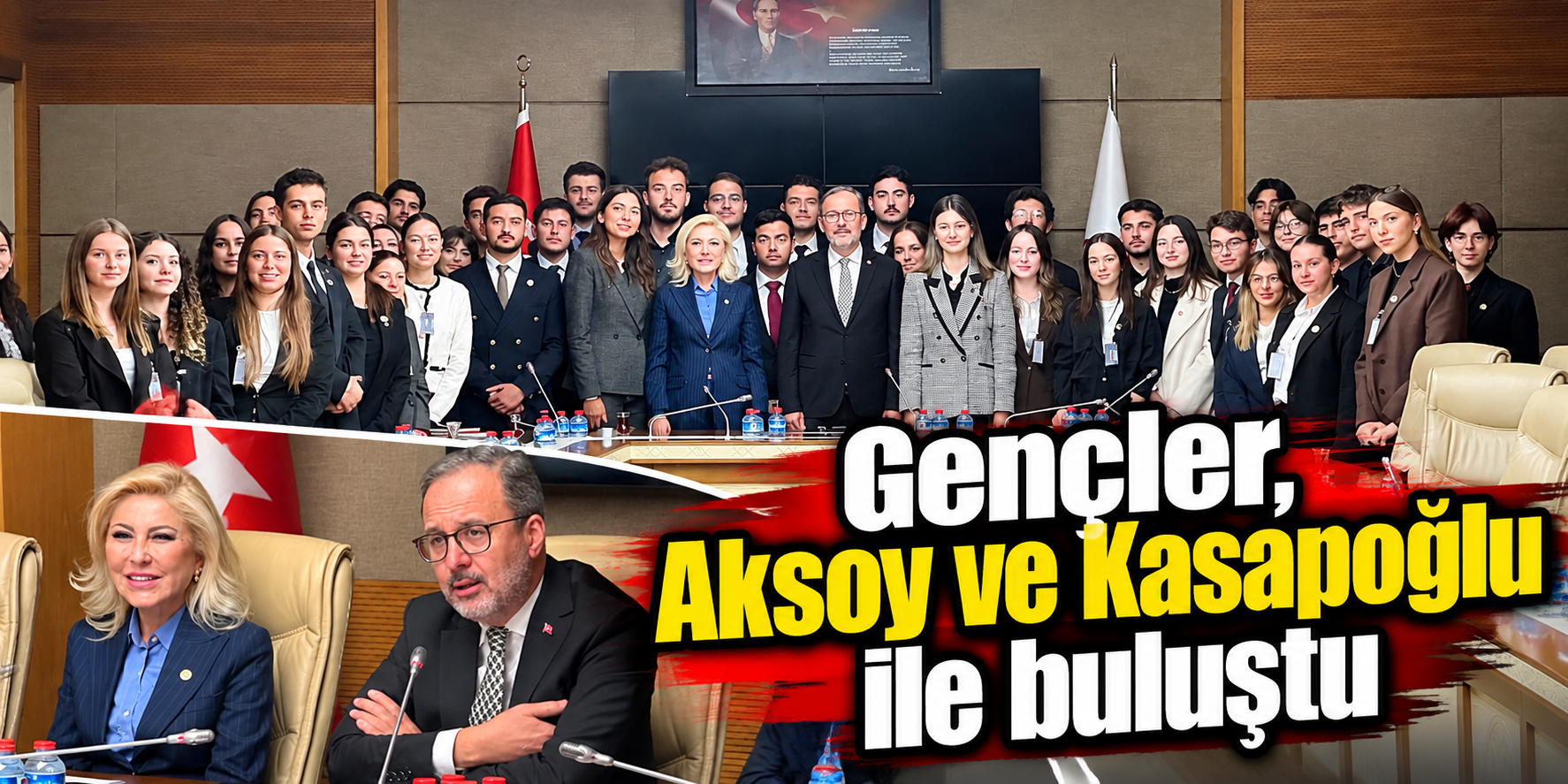 Gençler, Aksoy ve Kasapoğlu ile buluştu