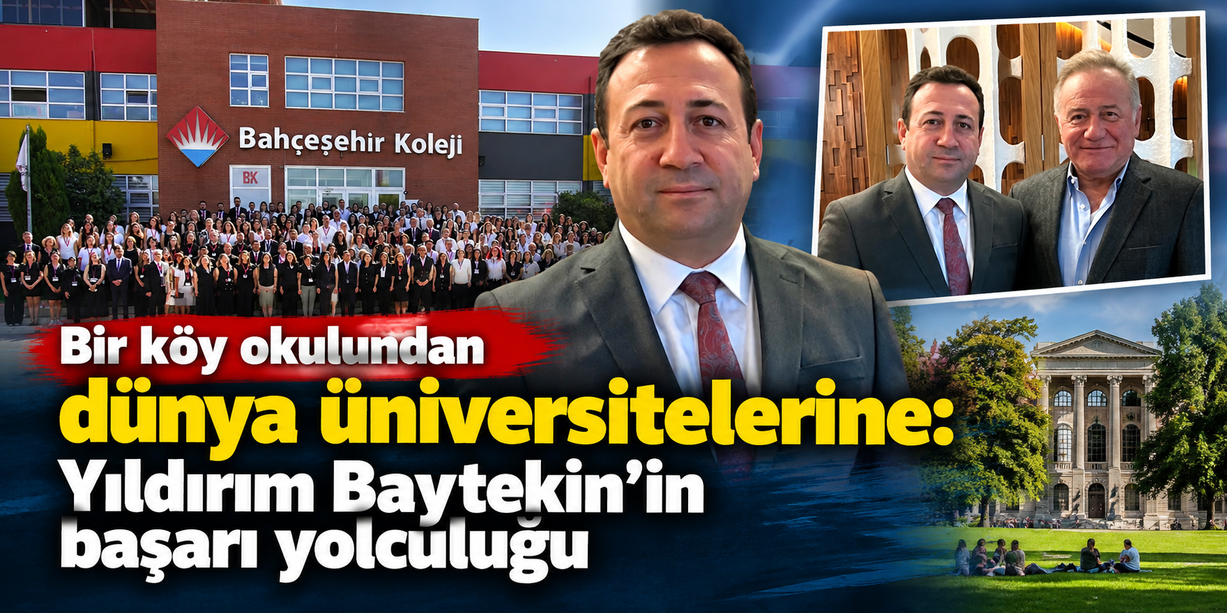 Bir köy okulundan dünya üniversitelerine: Yıldırım Baytekin’in başarı yolculuğu