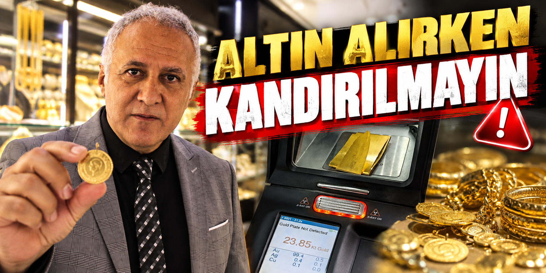 Altın alırken kandırılmayın