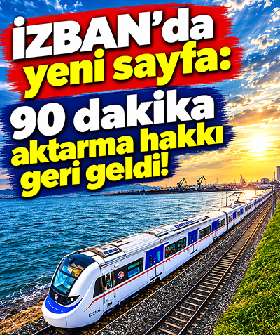 İZBAN’da yeni sayfa: 90 dakika aktarma hakkı geri geldi!
