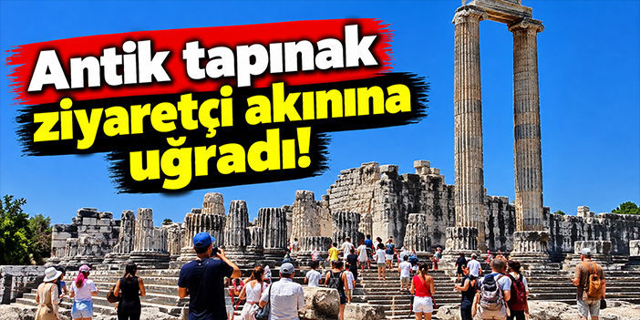 Antik tapınak ziyaretçi akınına uğradı!