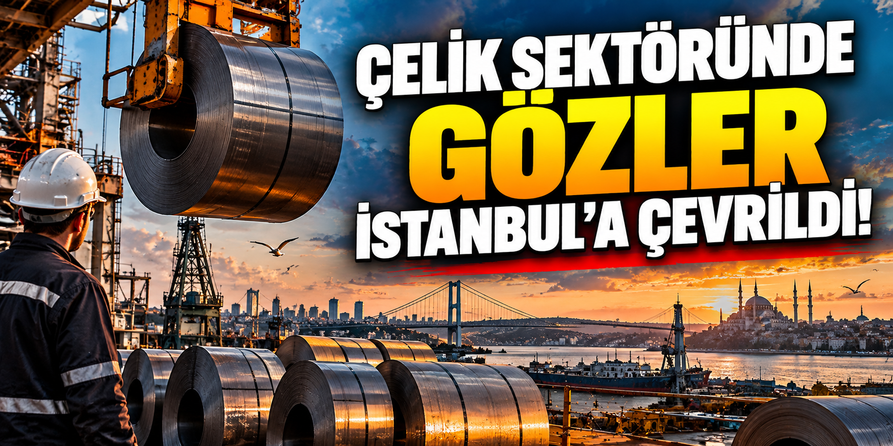 Çelik sektöründe gözler İstanbul’a çevrildi!