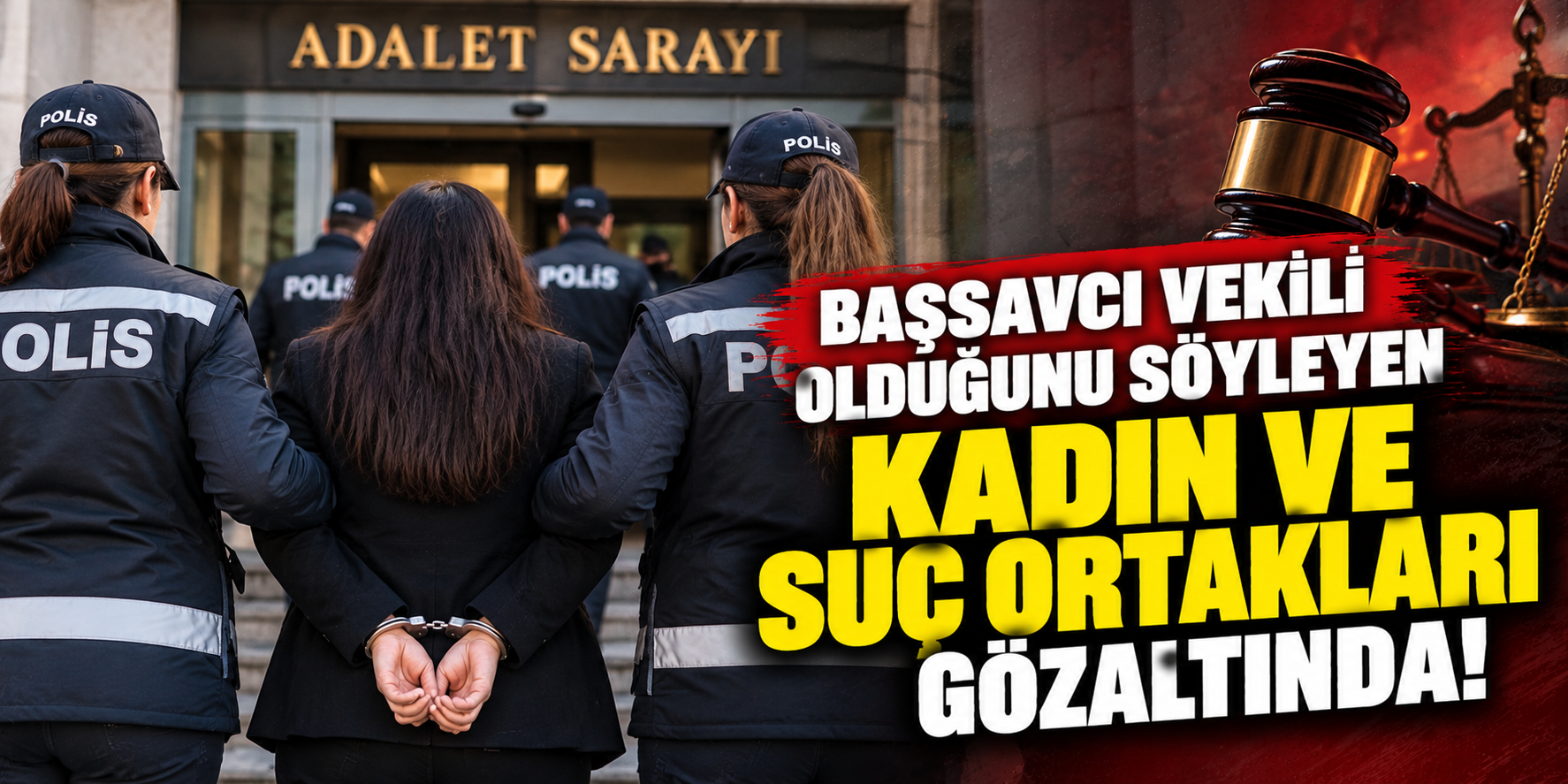 Başsavcı vekili olduğunu söyleyen kadın ve suç ortakları gözaltında!