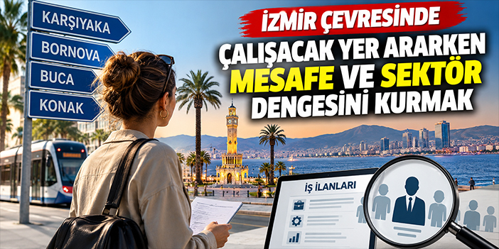 İzmir Çevresinde Çalışacak Yer Ararken Mesafe ve Sektör Dengesini Kurmak