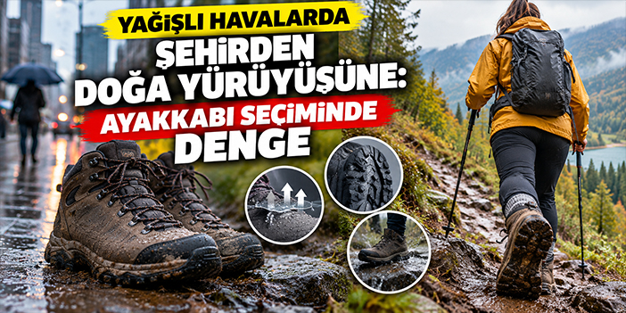 Yağışlı Havalarda Şehirden Doğa Yürüyüşüne: Ayakkabı Seçiminde Denge