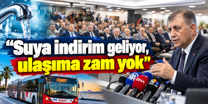 “Suya indirim geliyor, ulaşıma zam yok”
