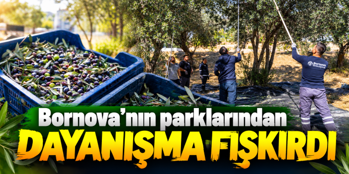 Bornova’nın parklarından dayanışma fışkırdı