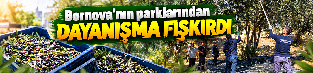 Bornova’nın parklarından dayanışma fışkırdı