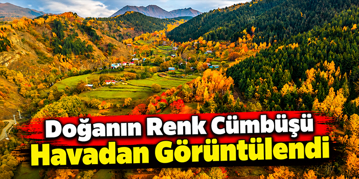 Doğanın Renk Cümbüşü Havadan Görüntülendi