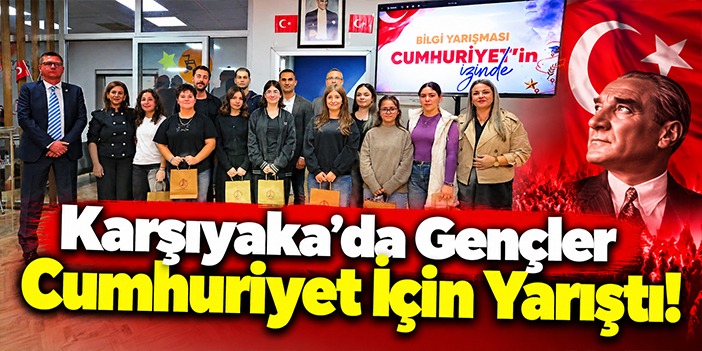 Karşıyaka’da Gençler Cumhuriyet İçin Yarıştı!