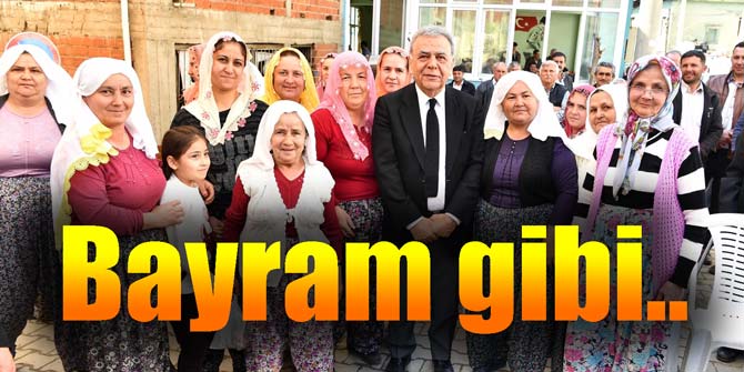 Bayram gibi..