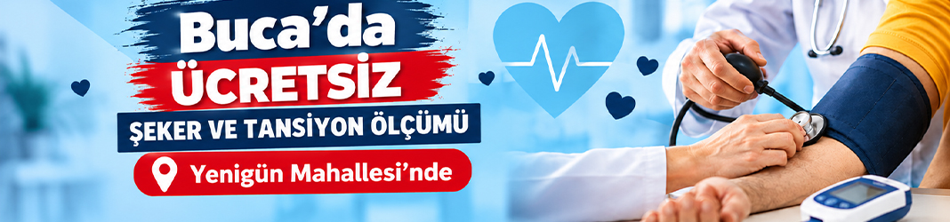 Buca’da ücretsiz şeker ve tansiyon ölçümü Yenigün Mahallesi’nde