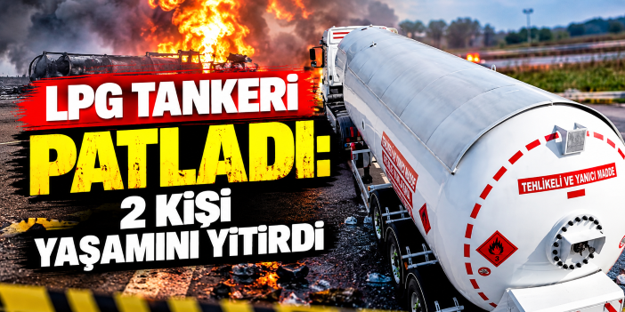 LPG tankeri patladı: 2 kişi yaşamını yitirdi