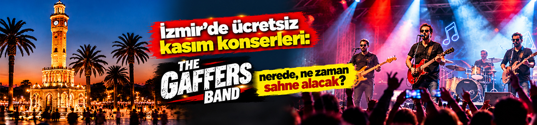 İzmir’de ücretsiz kasım konserleri: The Gaffers Band nerede, ne zaman sahne alacak?