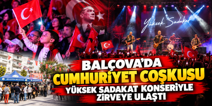 Balçova’da Cumhuriyet Coşkusu Yüksek Sadakat Konseriyle Zirveye Ulaştı