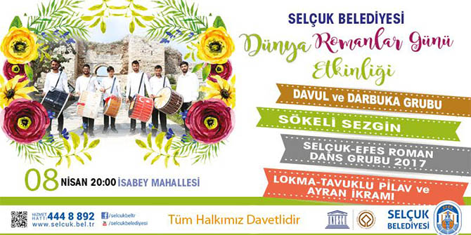 Roman renkleri bu etkinlikte