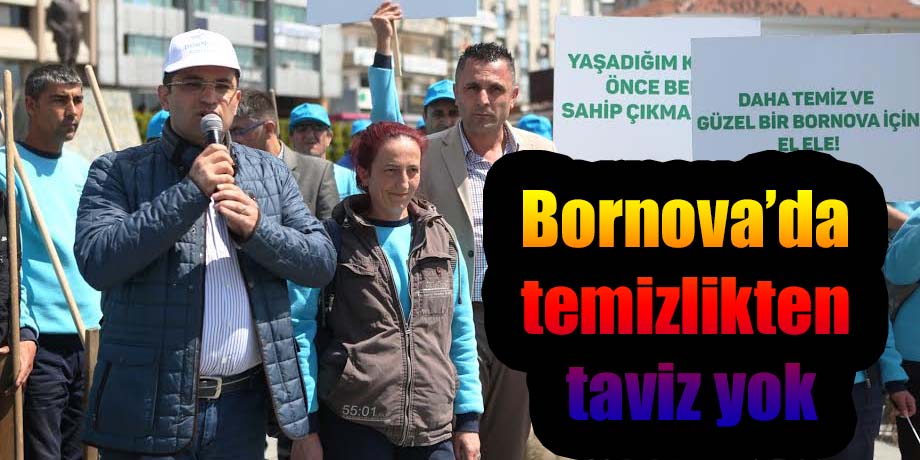 Bornova’da temizlikten taviz yok