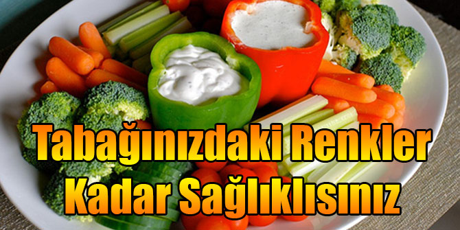 Tabağınızdaki Renkler Kadar Sağlıklısınız