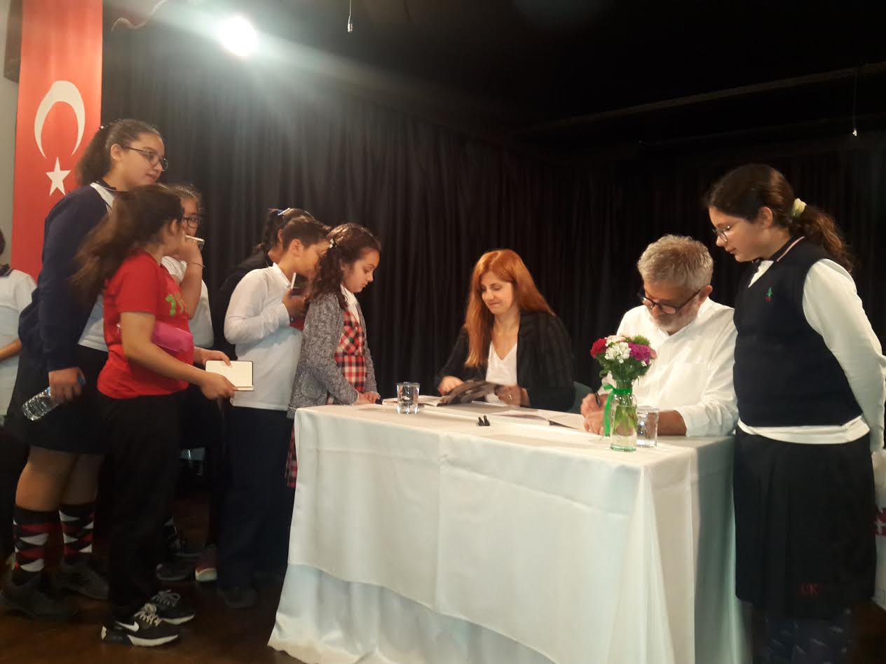 Salih Memecan, Çamlaraltı öğrencileriyle buluştu