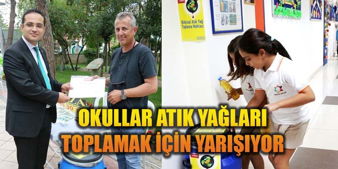 Okullar atık yağları toplamak için yarışıyor