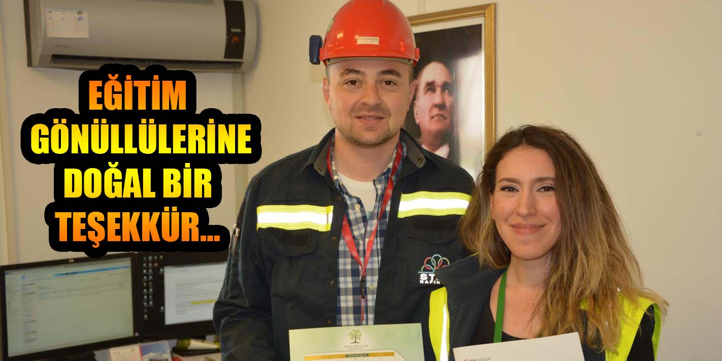 EĞİTİM GÖNÜLLÜLERİNE DOĞAL BİR TEŞEKKÜR…