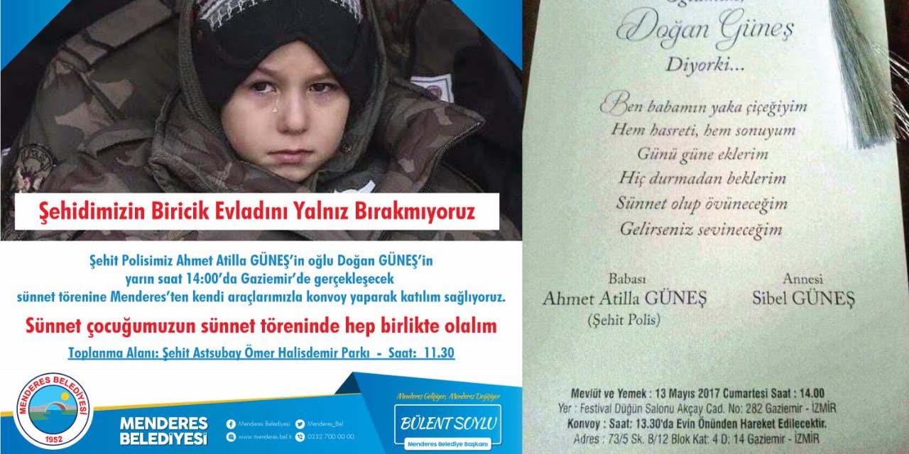 Menderes'ten Sünnete Konvoylu Katılım