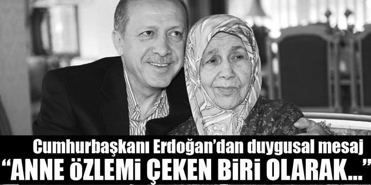 Cumhurbaşkanı Erdoğan'dan anlamlı mesaj