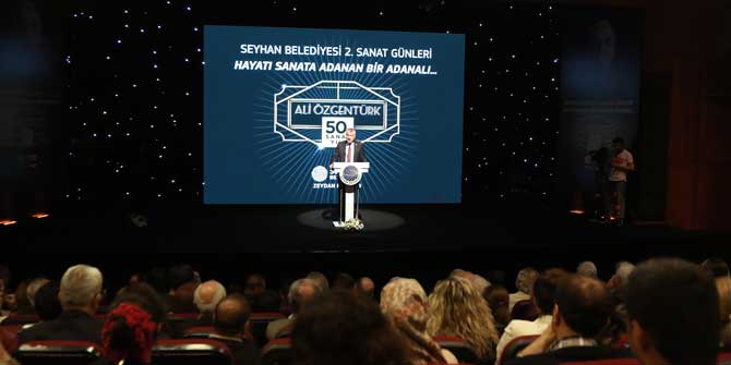 Ali Özgentürk’ün 50. Sanat yılı Adana’da kutlandı