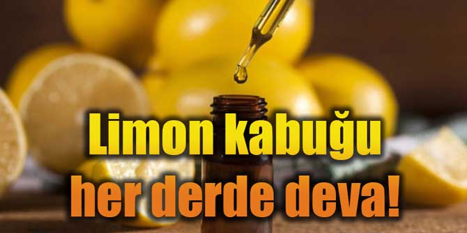 Limon kabuğu her derde deva!