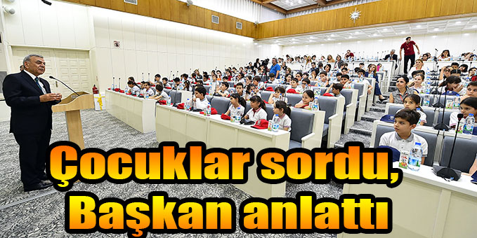 Çocuklar sordu, Başkan anlattı