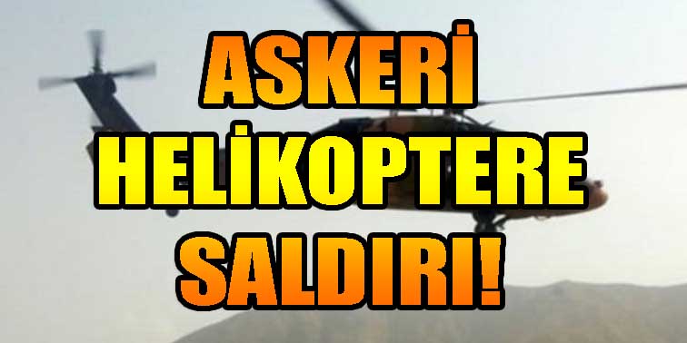 askeri helikoptere roketli saldırı