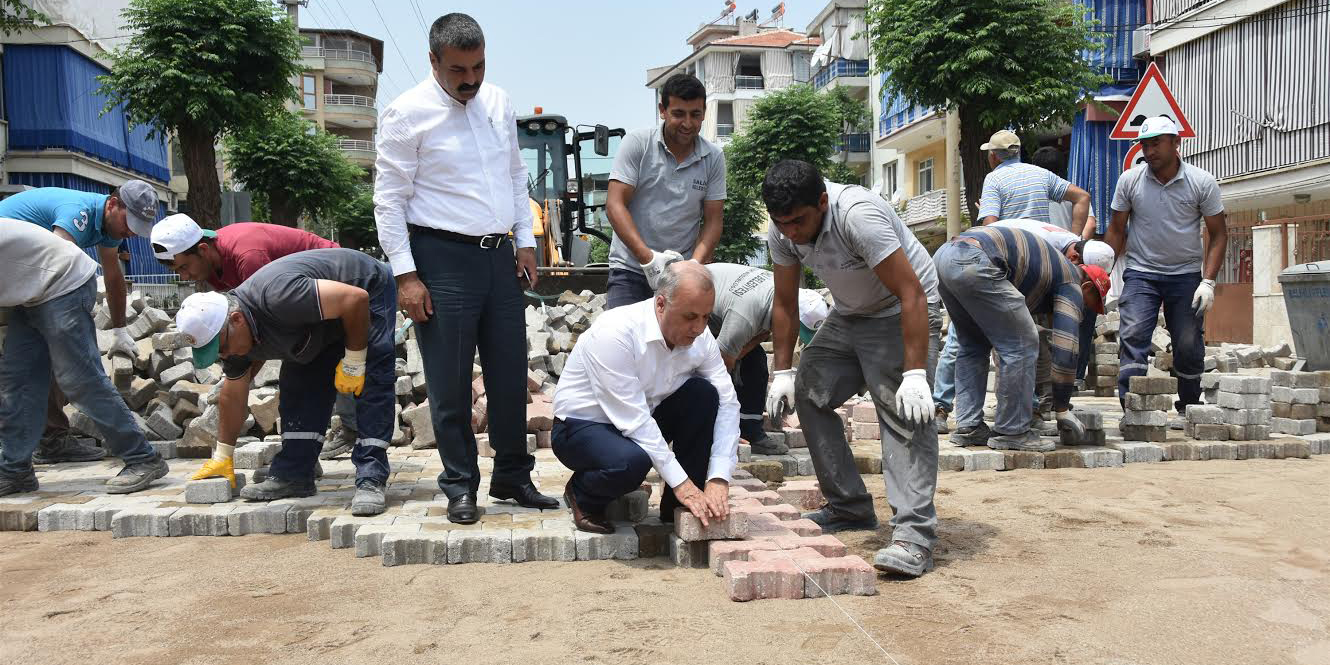 BAŞKAN ÇALIŞMALARI DENETLEDİ
