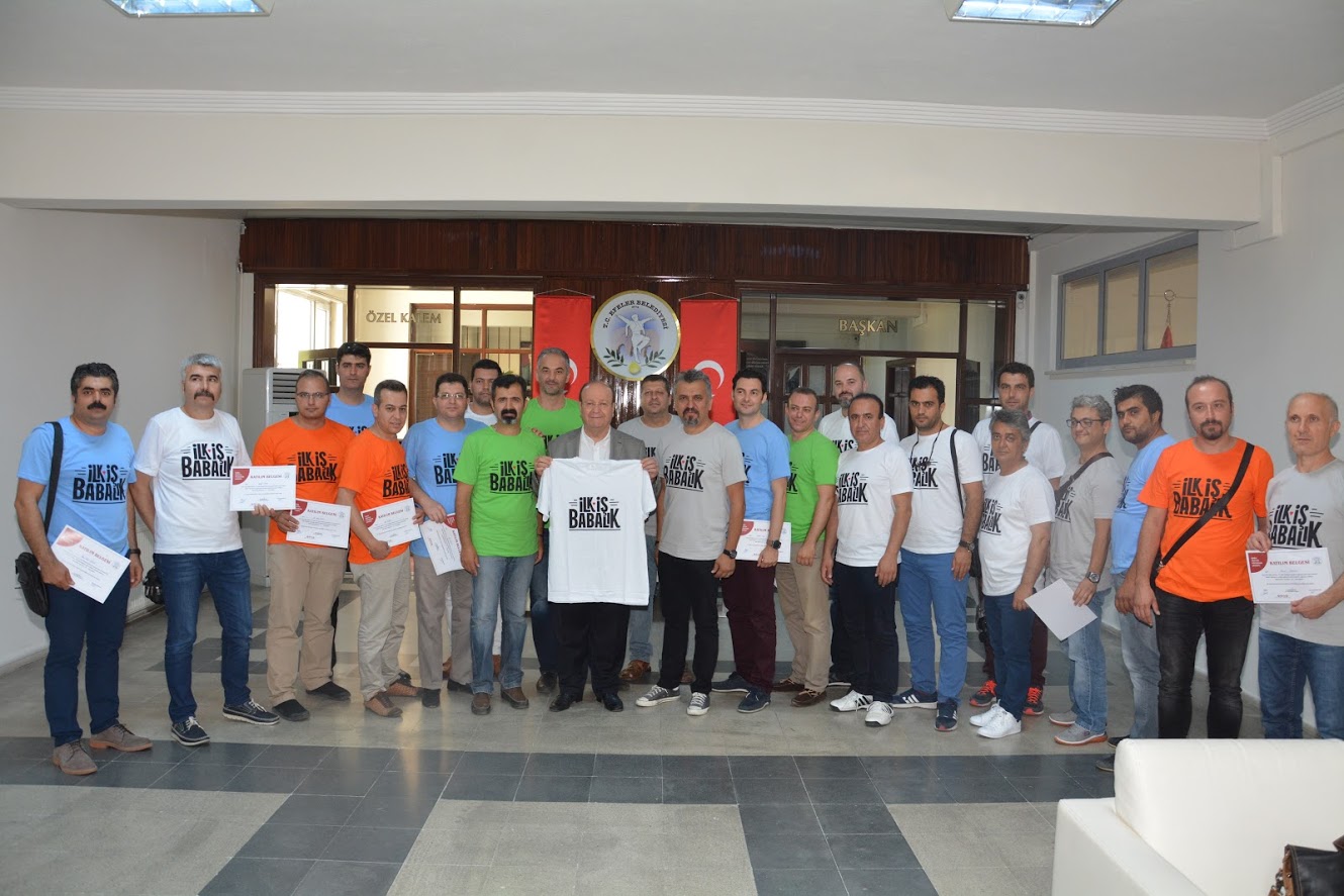 BABALAR SERTİFİKALANDI