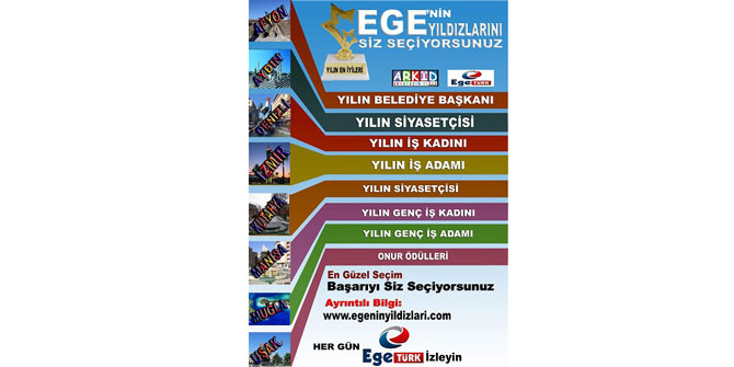 EGE BÖLGESİ’NİN ‘EN İYİLERİ’ SEÇİLİYOR