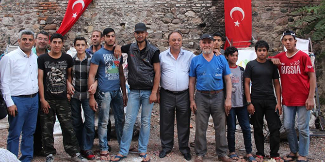 CHP SOKAĞIN EMEKÇİLERİYLE İFTARDA  BULUŞTU