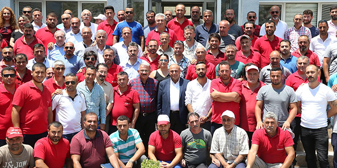 BELEDİYEDE BAYRAMLAŞMA