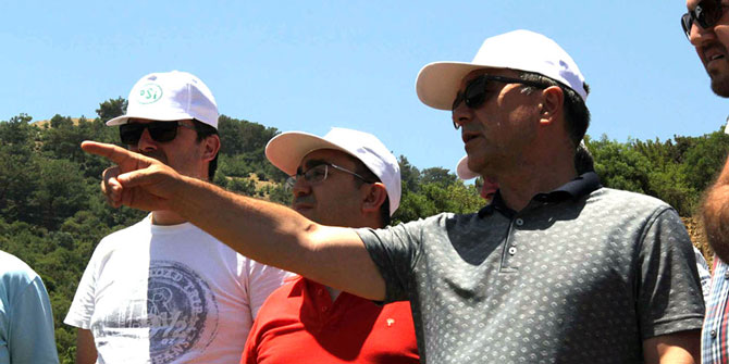 Ali Fuat Eker Küçük Menderes ovasındaki projeleri inceledi..