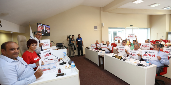 Güzelbahçe Meclisi’nde ‘Adalet’ isteği haykırıldı