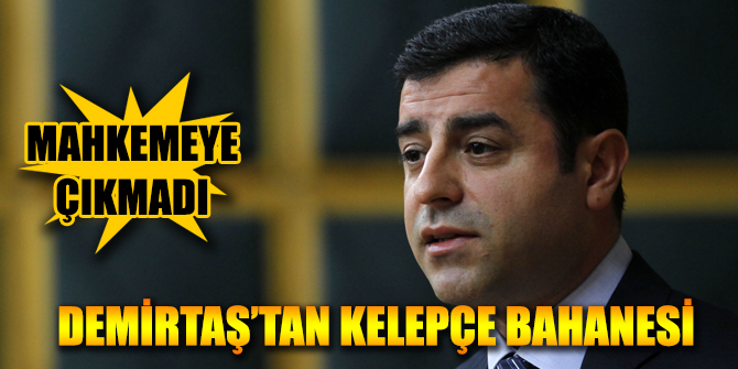 Demirtaş Kelepçeyi Bahane Etti.