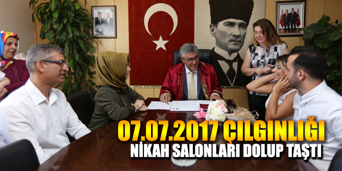 Güzelbahçe’de  7.7.2017 çılgınlığı